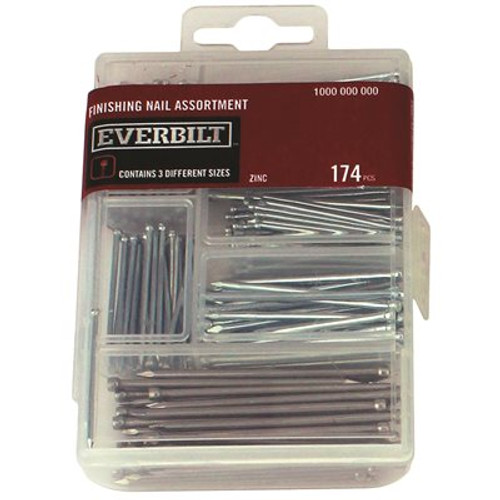 Everbilt Zinc-Plated Nail Assortment (174-Pack)