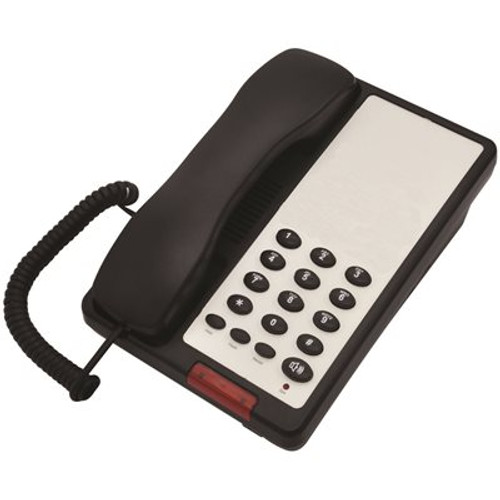 Lodging Star 1-Line Corded Phone in Black