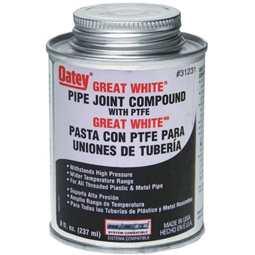 OATEY Great White 8 oz. Pipe Joint Compound