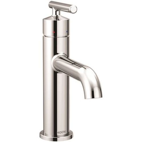 MOEN Gibson Single Hole Single-Handle Bathroom Faucet with Drain Assembly in Chrome