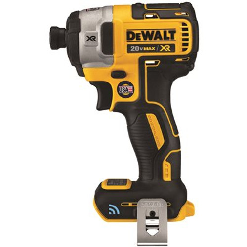 DEWALT 20V MAX XR with Tool Connect Cordless Brushless 1/4 in. Impact Driver (Tool Only)