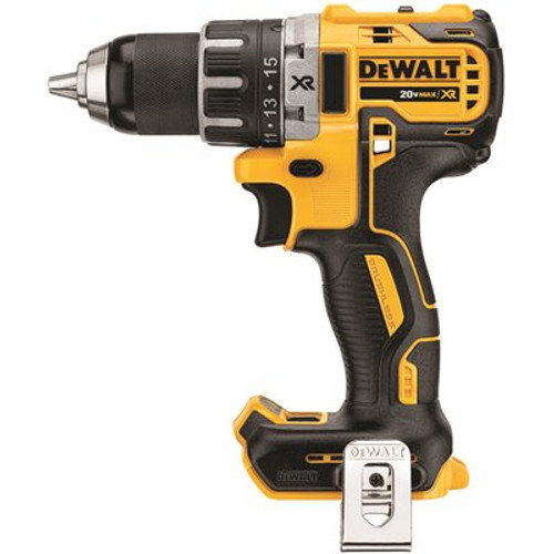 DEWALT 20V MAX XR Cordless Brushless 1/2 in. Drill/Driver (Tool Only)