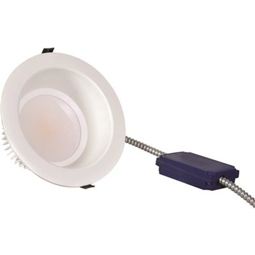 Sylvania UltraLED RT8 7.48 in. 3500K New Construction or Remodel Non-IC Rated Recessed Integrated LED Kit (2-Pack)