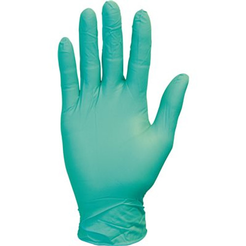 THE SAFETY ZONE Safety Zone Large Green Nitrile Gloves Powder Free Latex Free (1000-per Case)