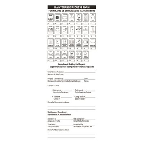 RGI PUBLICATIONS, INC MAINT REQST FORMS 1000/BX