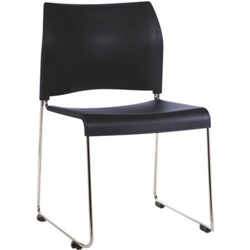 NATIONAL PUBLIC SEATING PLSTC STACK CHAIR NAVY