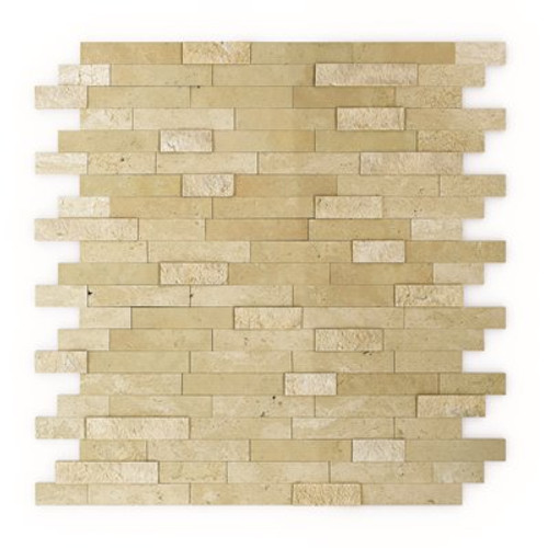 Inoxia SpeedTiles Cairo Beige 11.77 in. x 11.57 in. x 5 mm Stone Self Adhesive Mosaic Wall Tile (11.4 sq. ft. / case)