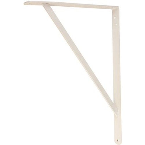 Everbilt 18 in. x 16 in. White Heavy-Duty Shelf Bracket