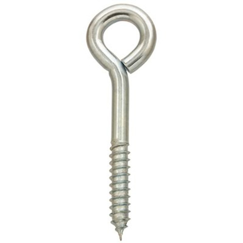 Everbilt 3/8 in. x 4-7/8 in. Stainless Steel Screw Eye