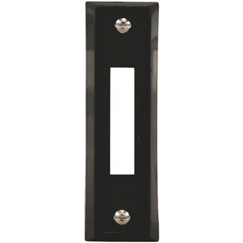 Hampton Bay Wired Doorbell Push Button, Black