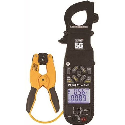 UEi Test Instruments True RMS Clamp-On Meter with Pipe Clamp Probe