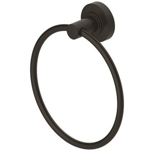 Premier Essen Wall Mount Towel Ring in Matte Black