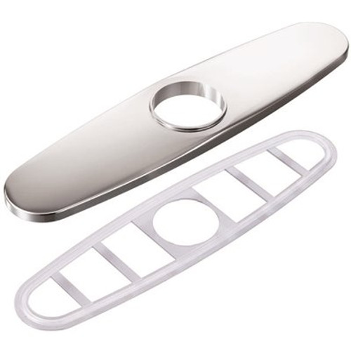 MOEN Align 10.27 in. x 2.45 in. Escutcheon Plate in Chrome