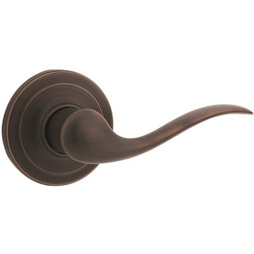 Kwikset Tustin Venetian Bronze Right-Handed Half-Dummy Door Lever with Microban Antimicrobial Technology