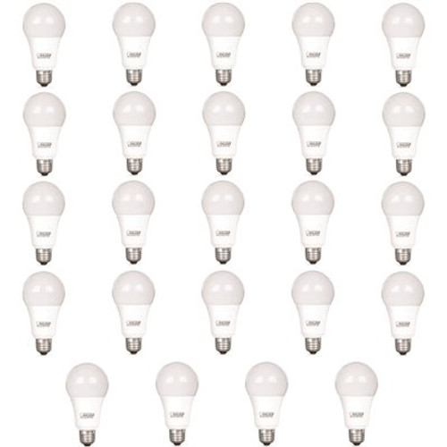 Feit Electric 100-Watt Equivalent A19 Dimmable CEC ENERGY STAR 90+ CRI Indoor LED Light Bulb, Daylight (24-Pack)