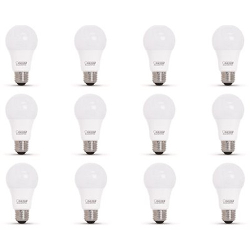 Feit Electric 75-Watt Equivalent A19 CEC Title 24 Compliant LED Light Bulb Bright White (12-Pack)