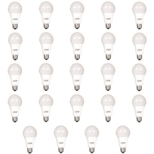 Feit Electric 75-Watt Equivalent A19 Dimmable CEC Title 20 Compliant ENERGY STAR 90+ CRI LED Light Bulb, Soft White (24-Pack)