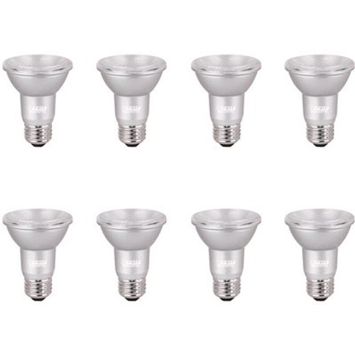 50W Equivalent PAR20 Dimmable Security or Track Lighting ENERGY STAR 90+ CRI Flood LED Light Bulb, Daylight (8-Pack)