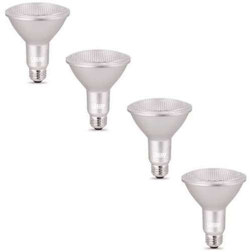 Feit Electric 75-Watt Equivalent PAR30 Dimmable CEC Title 20 LED 90 Plus CRI Flood Light Bulb Daylight (4-Pack)