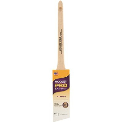 Wooster 1-1/2 in. Pro Chinex Thin Angle Sash Brush Wooster 1-1/2 in. Pro Chinex Thin Angle Sash Brush