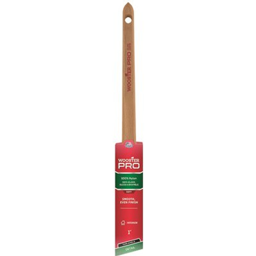 Wooster 1 in. Pro Nylon Thin Angle Sash Brush