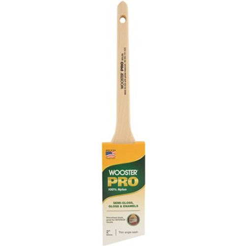 Wooster 2 in. Pro Nylon Thin Angle Sash Brush