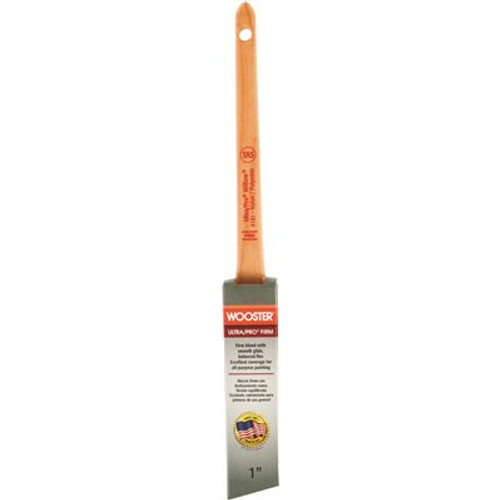 Wooster 1 in. Ultra/Pro Firm Willow Nylon/Polyester Thin Angle Sash Brush