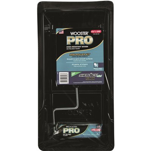 Wooster 3 -Piece Pro Mini Roller Tray Set