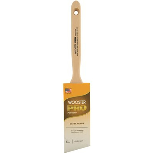 Wooster Pro 2 in. Polyester Angle Sash Brush