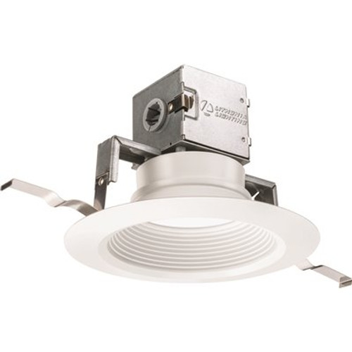 Lithonia Lighting Lithonia OneUp 6 in. White Integrated LED Recessed Kit