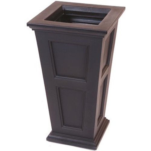 Mayne Fairfield 40 in. Tall Black Polyethylene Planter