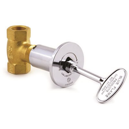 Blue Flame Multifunctional Valve Kit in Polished Chrome