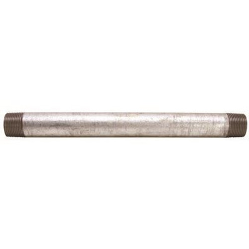 BECK MFG. 1/2 in. x 2-1/2 in. Galvanized Nipple BECK MFG. 1/2 in. x 2-1/2 in. Galvanized Nipple
