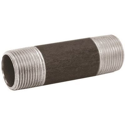 BECK MFG. Schedule 40 1/2 in. x 5 in. Black Nipple