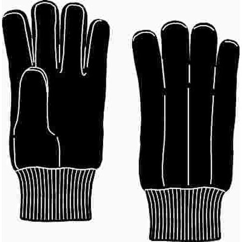 Custom LeatherCraft Large Brown Jersey Glove