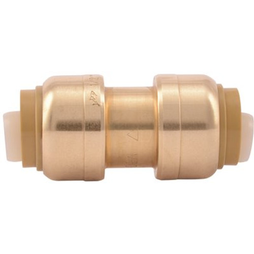 SharkBite 1/2 in. Brass Push-to-Connect Coupling