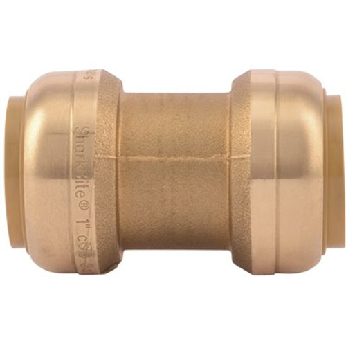SharkBite 1 in. Brass Push-to-Connect Coupling