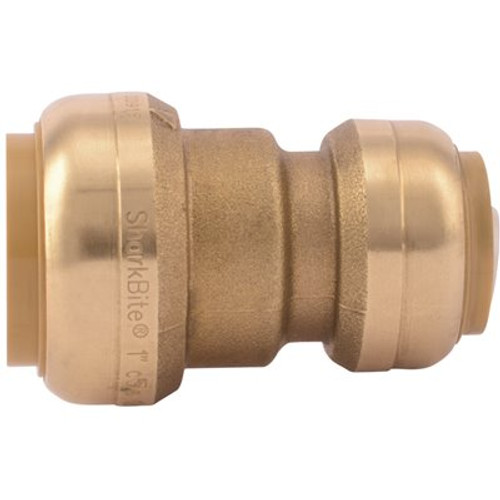 SharkBite 1 in. x 3/4 in. Brass Push-to-Connect Reducing Coupling