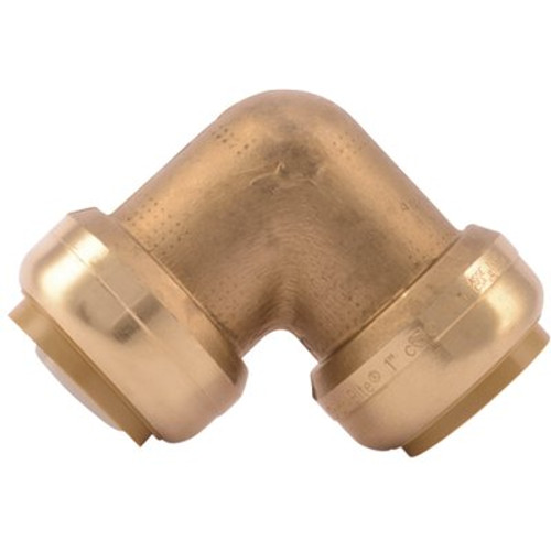 SharkBite 1 in. Brass 90-Degree Push-to-Connect Elbow