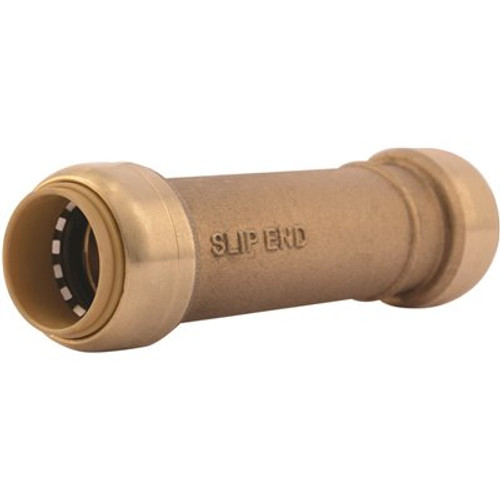 SharkBite 3/4 in. Push-to-Connect Brass Slip Coupling Fitting