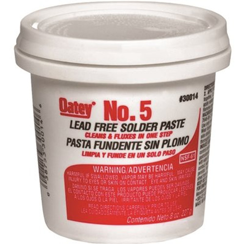 OATEY No. 5 8 oz. Lead-Free Solder Flux Paste