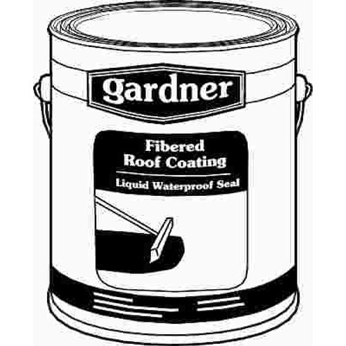 Gardner 3.6 Qt. Fiber Coat Liquid Asphalt Roof Coating