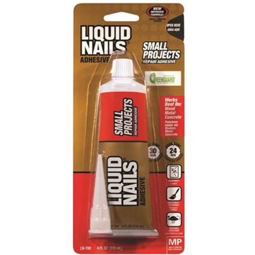 Liquid Nails 4 oz. White Latex Glue for Small Projects and Repairs