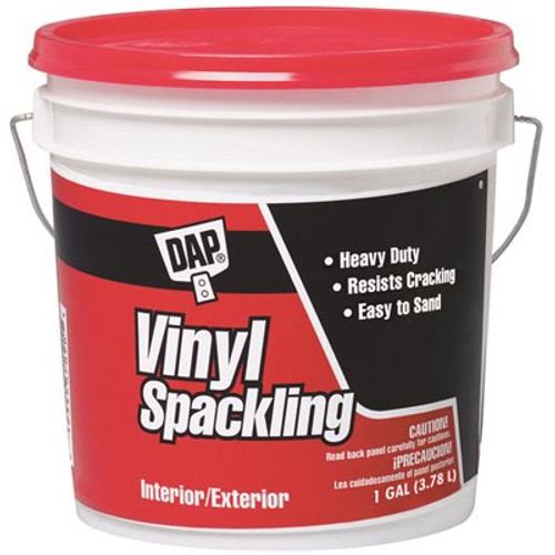 DAP 128 oz. Ready-to-Use Vinyl Spackling in White