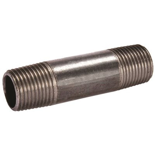 Southland 1/2 in. x 5 in. Black Steel Nipple Southland 1/2 in. x 5 in. Black Steel Nipple