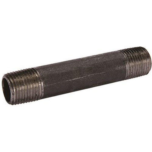 1 in. x 12 in. Black Nipple Schedule 40 1 in. x 12 in. Black Nipple Schedule 40