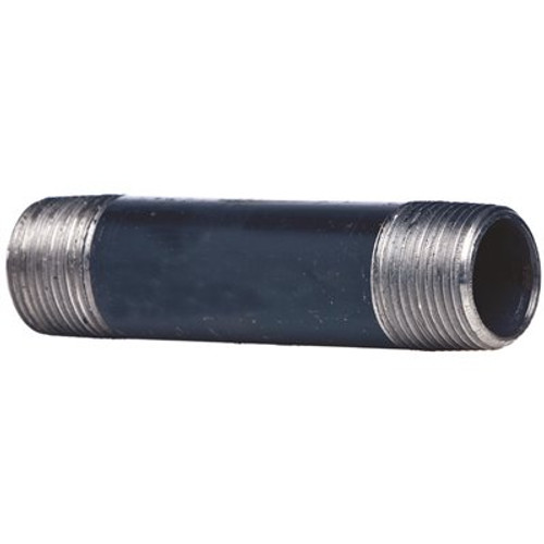 Southland 1/4 in. x 2 in. Black Steel MPT Nipple Southland 1/4 in. x 2 in. Black Steel MPT Nipple