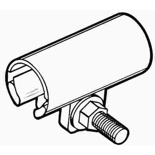 Proplus PIPE REPAIR CLAMP, 1 BOLT, 2 IN. X 3 IN.