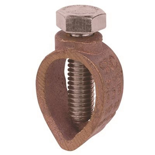 THOMAS & BETTS 3/8 in. - 3/4 in. Bronze Ground Rod Clamp