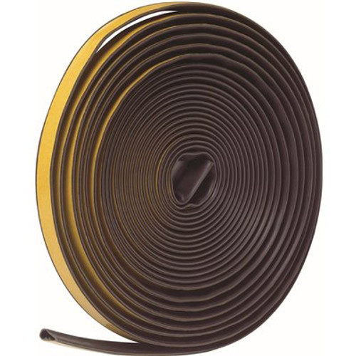 Frost King 1/2 in. x 1/4 in. x 20 ft. Brown Silicone Self-Stick Weatherseal